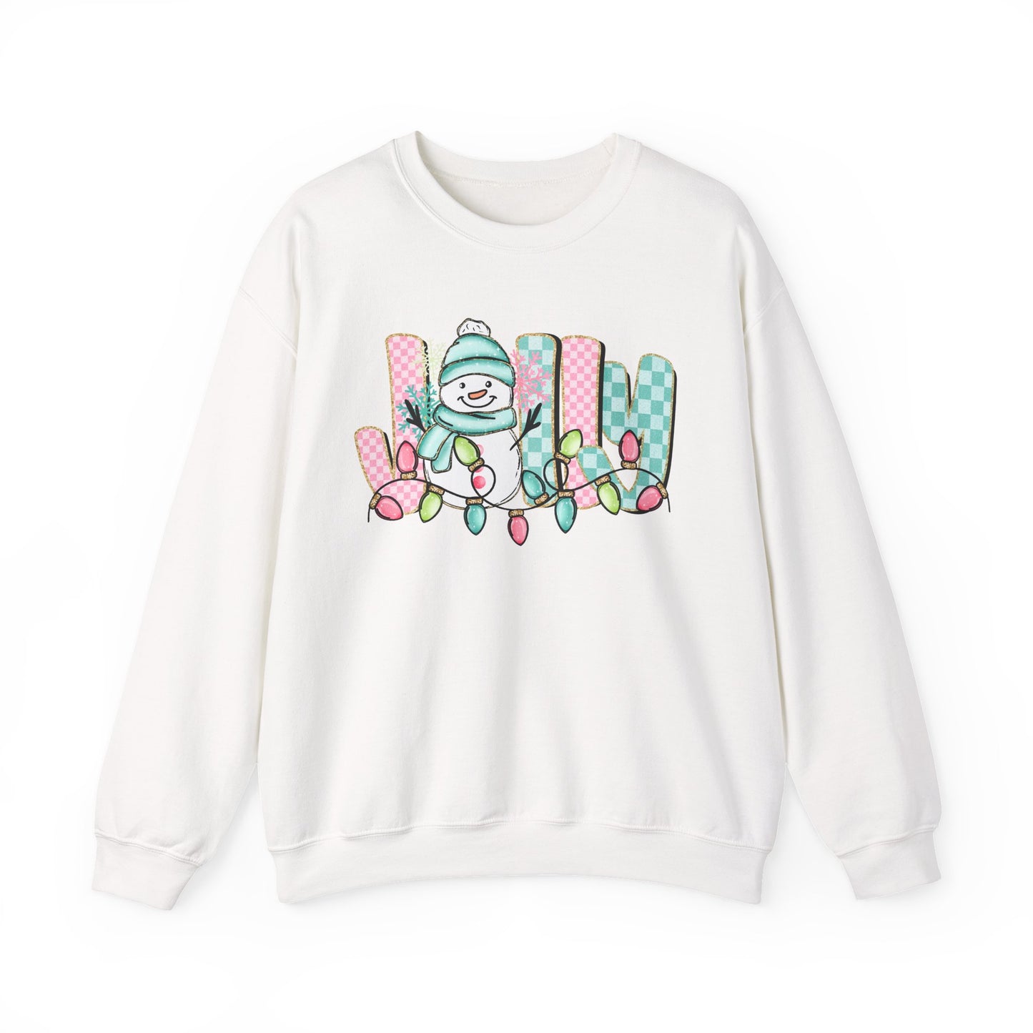 Festive Snowman Crewneck Sweatshirt – Holiday Cheer Apparel