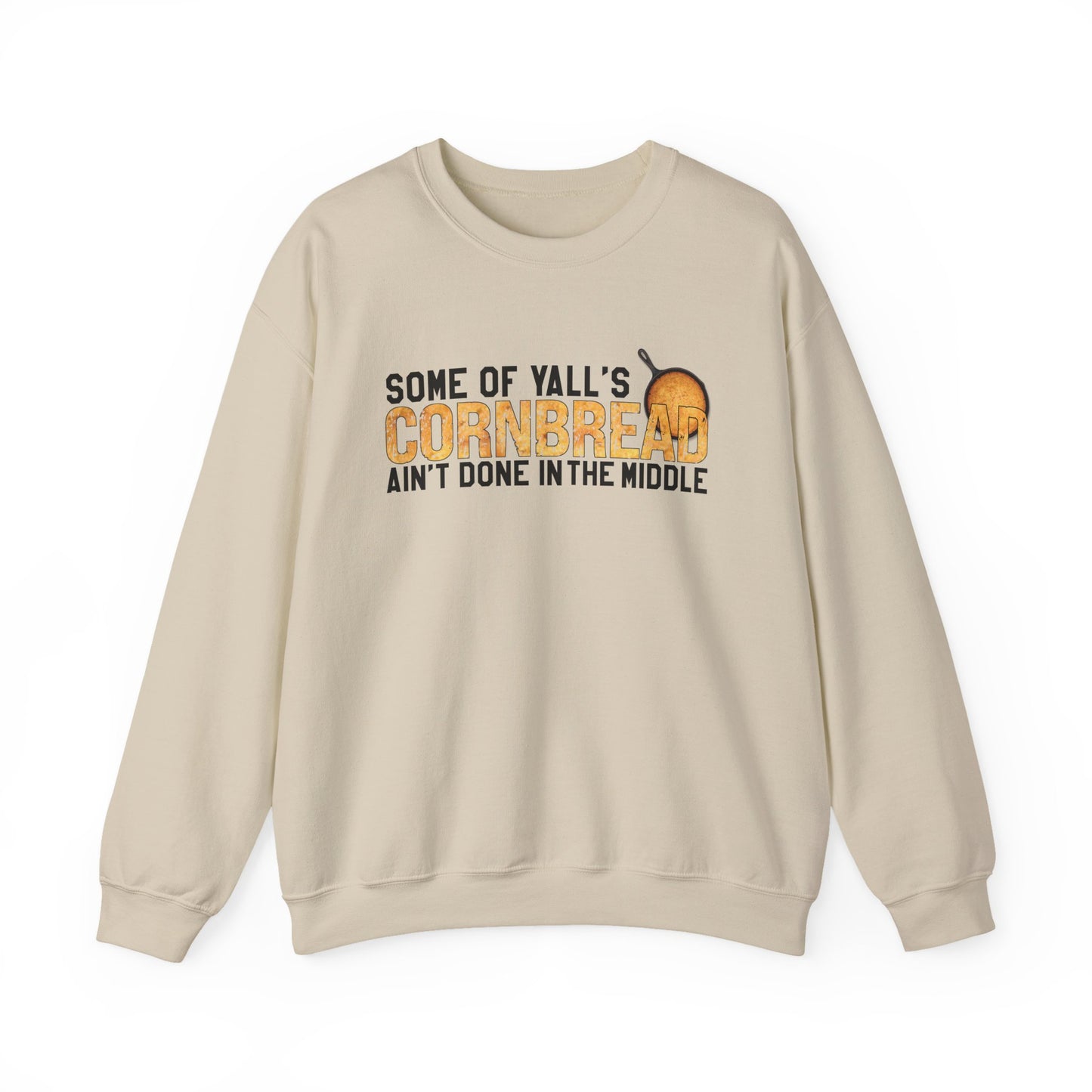 Cornbread Humor Unisex Crewneck Sweatshirt