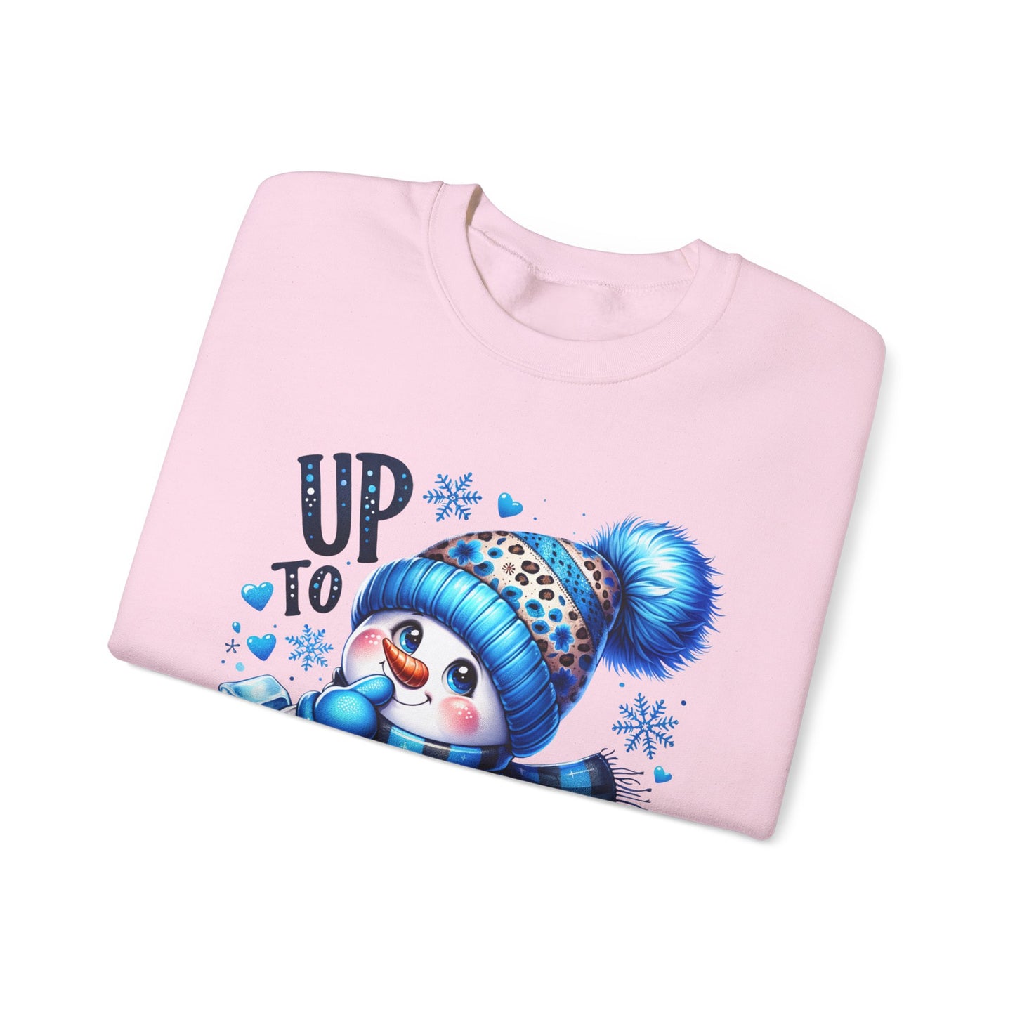 Snowman Sweatshirt - 'Up to Snow Good' Holiday Crewneck