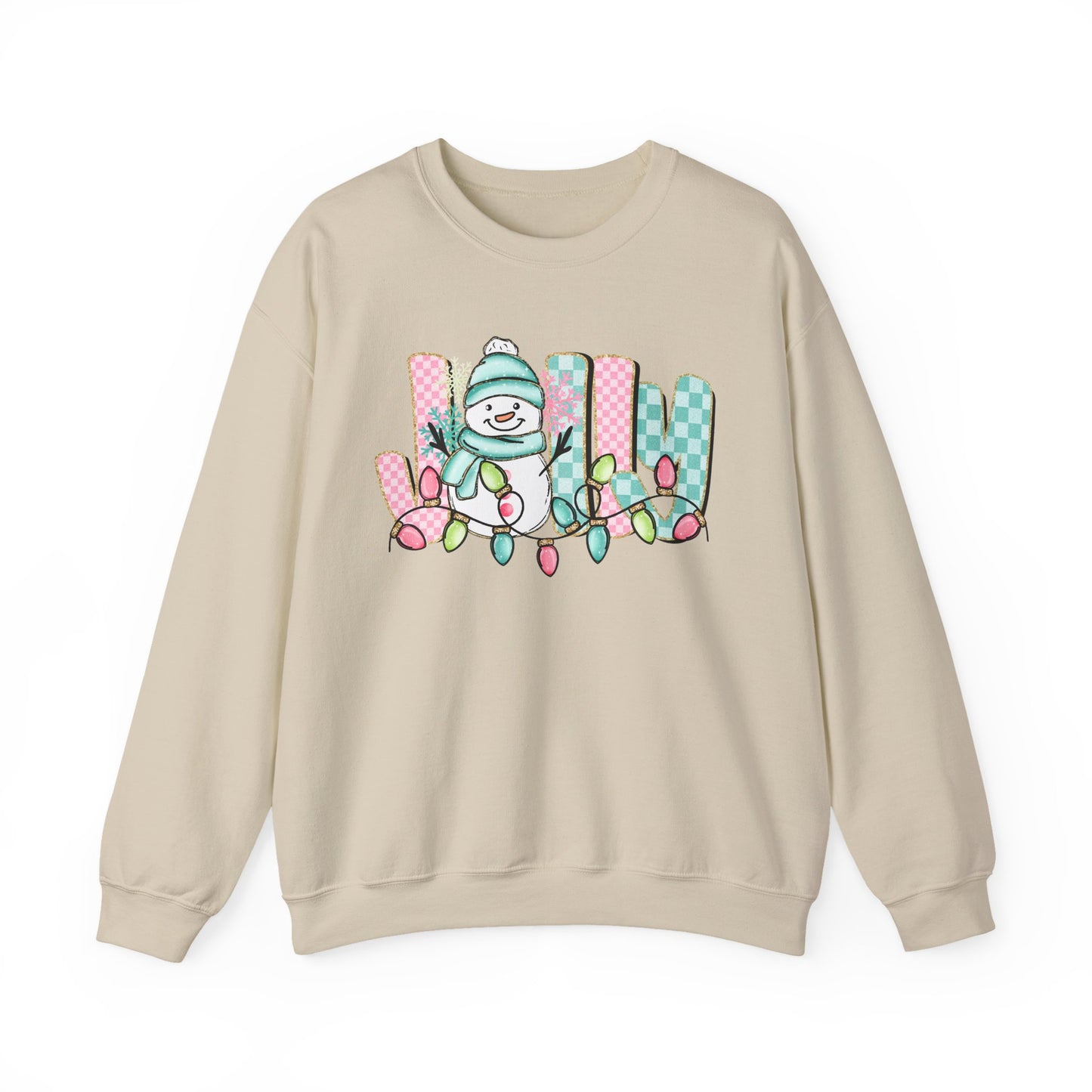 Festive Snowman Crewneck Sweatshirt – Holiday Cheer Apparel