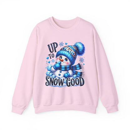 Snowman 'Up to Snow Good' Crewneck Sweatshirt