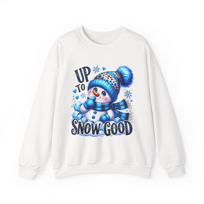 Snowman 'Up to Snow Good' Crewneck Sweatshirt