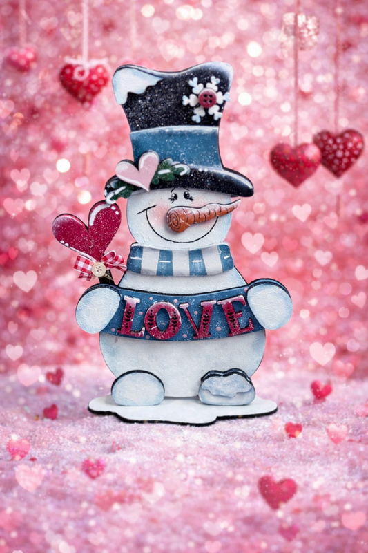 VALENTINE LOVE SNOWMAN