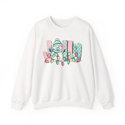 Festive Snowman Crewneck Sweatshirt – Holiday Cheer Apparel