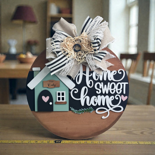 Home Sweet Home – Unfinished Wood Kit 🏡❤️