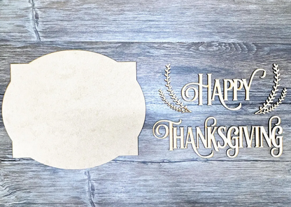 Happy Thanksgiving Porch Add-On Kit